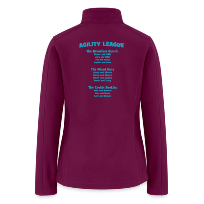 THEIR PLACE - TEAMS Women’s Soft Shell Jacket - raspberry