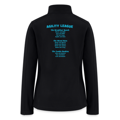 THEIR PLACE - TEAMS Women’s Soft Shell Jacket - black