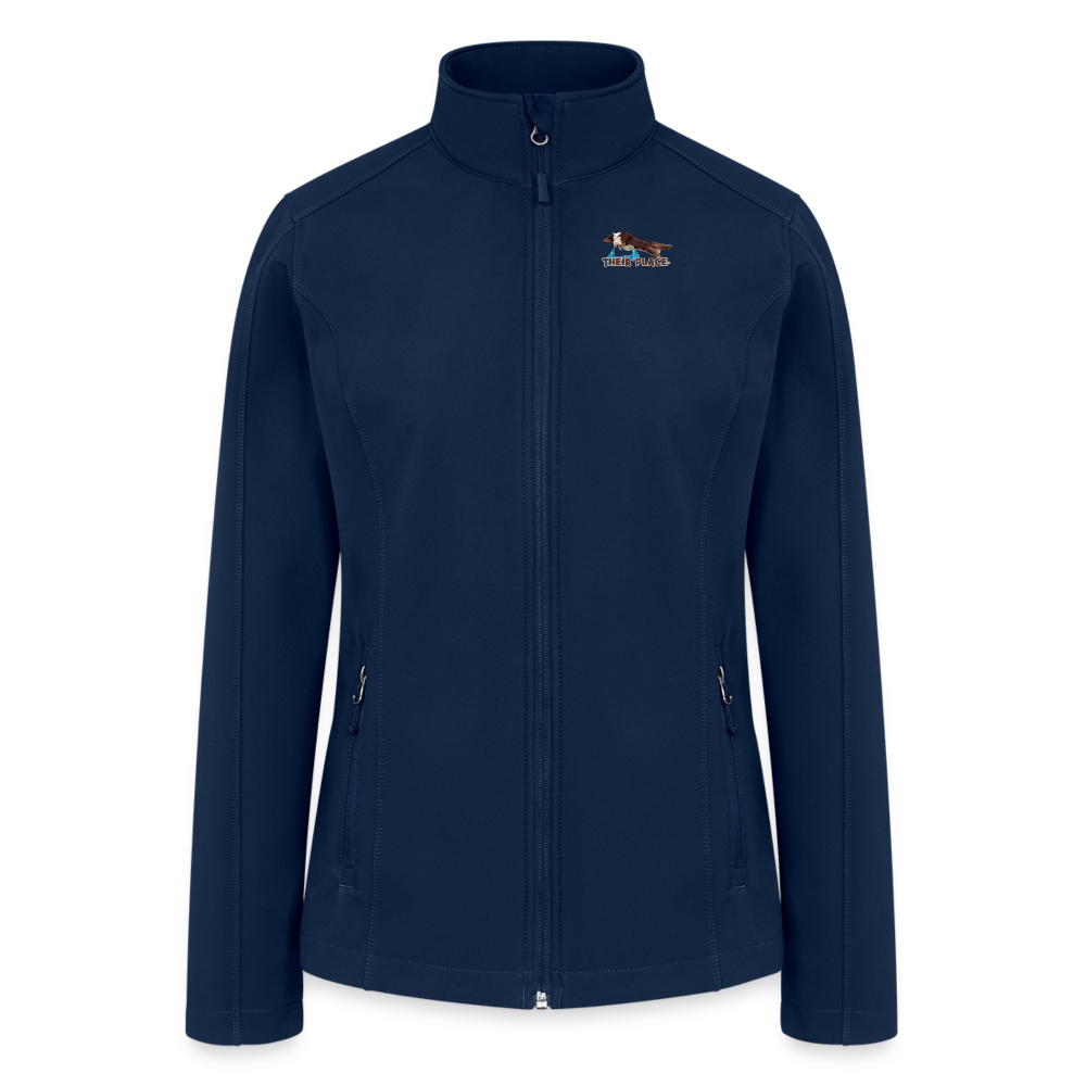 THEIR PLACE - TEAMS Women’s Soft Shell Jacket - navy