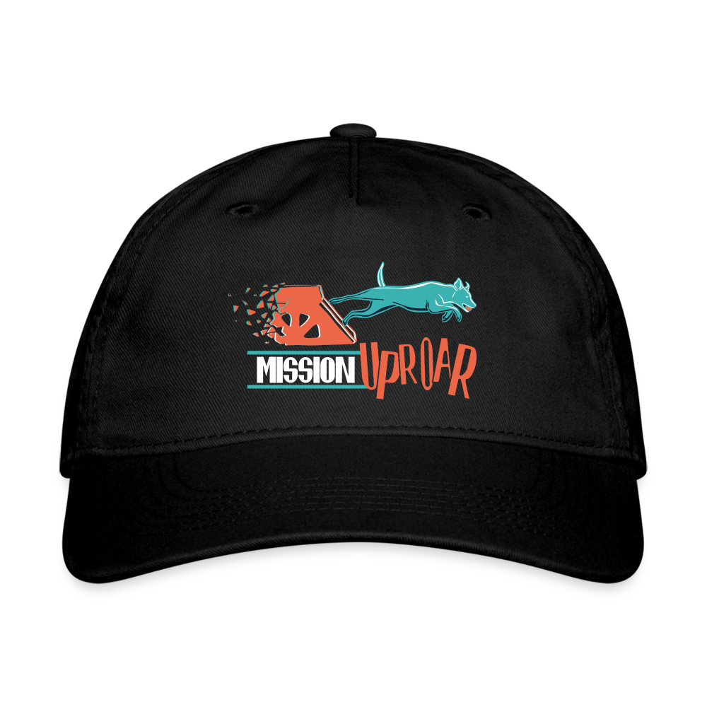 MISSION UPROAR Organic Baseball Cap - black