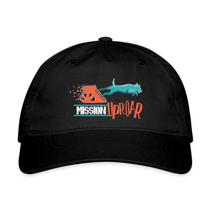 MISSION UPROAR Organic Baseball Cap - black