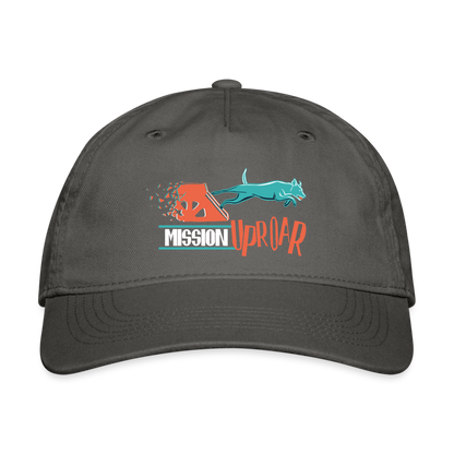 MISSION UPROAR Organic Baseball Cap - charcoal