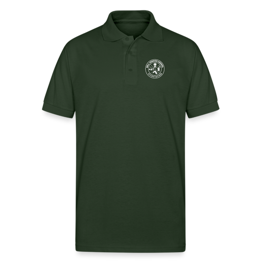 Gildan Unisex 50/50 Jersey Polo - forest green