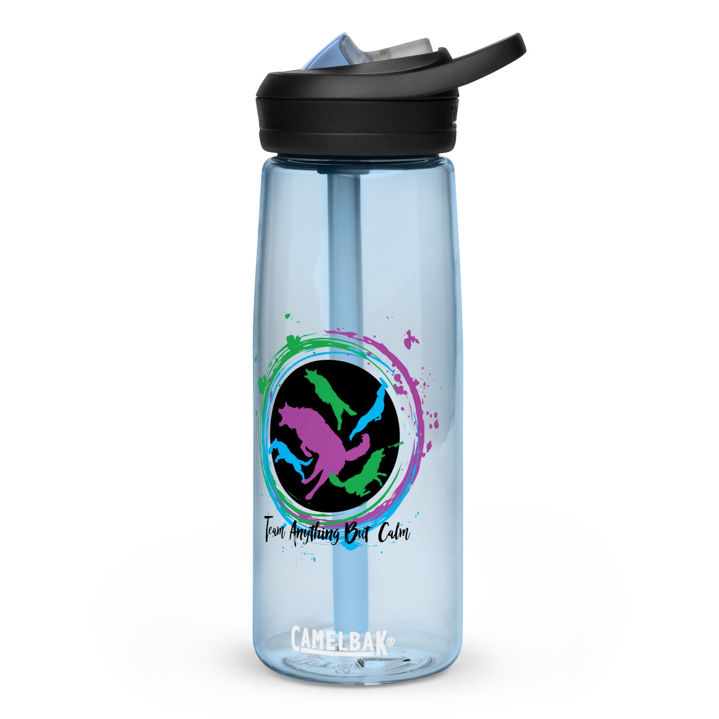 Anything but Calm Sports water bottle