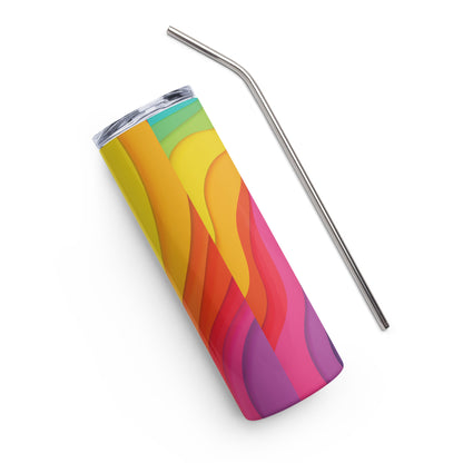 Rainbow Stainless steel tumbler