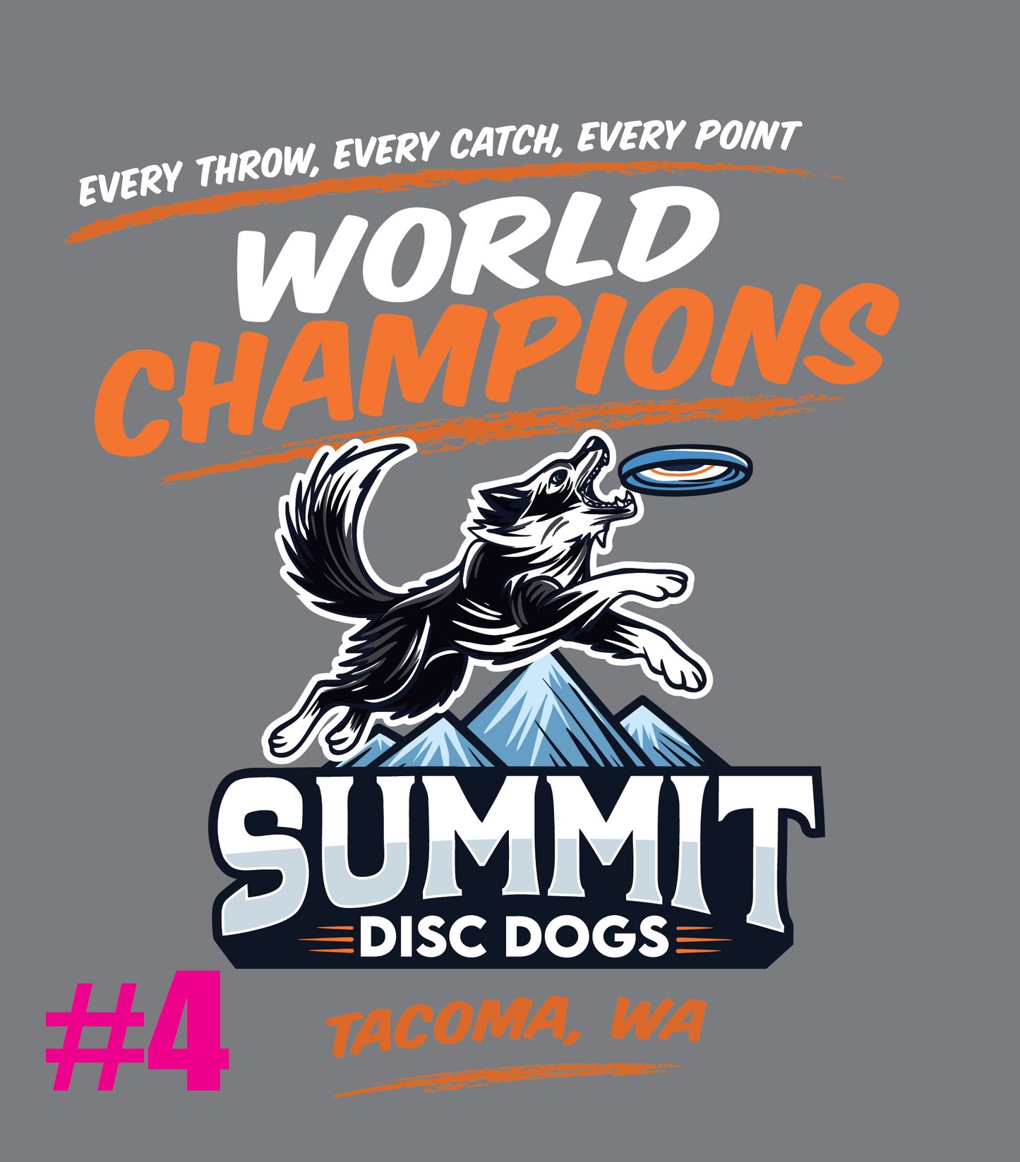 WORLD CHAMPS - SUMMIT DISC DOGS - SHIRTS