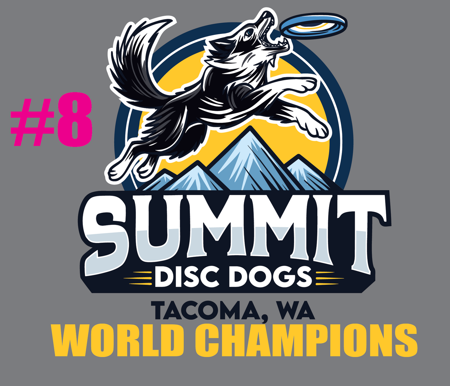 WORLD CHAMPS - SUMMIT DISC DOGS - SHIRTS
