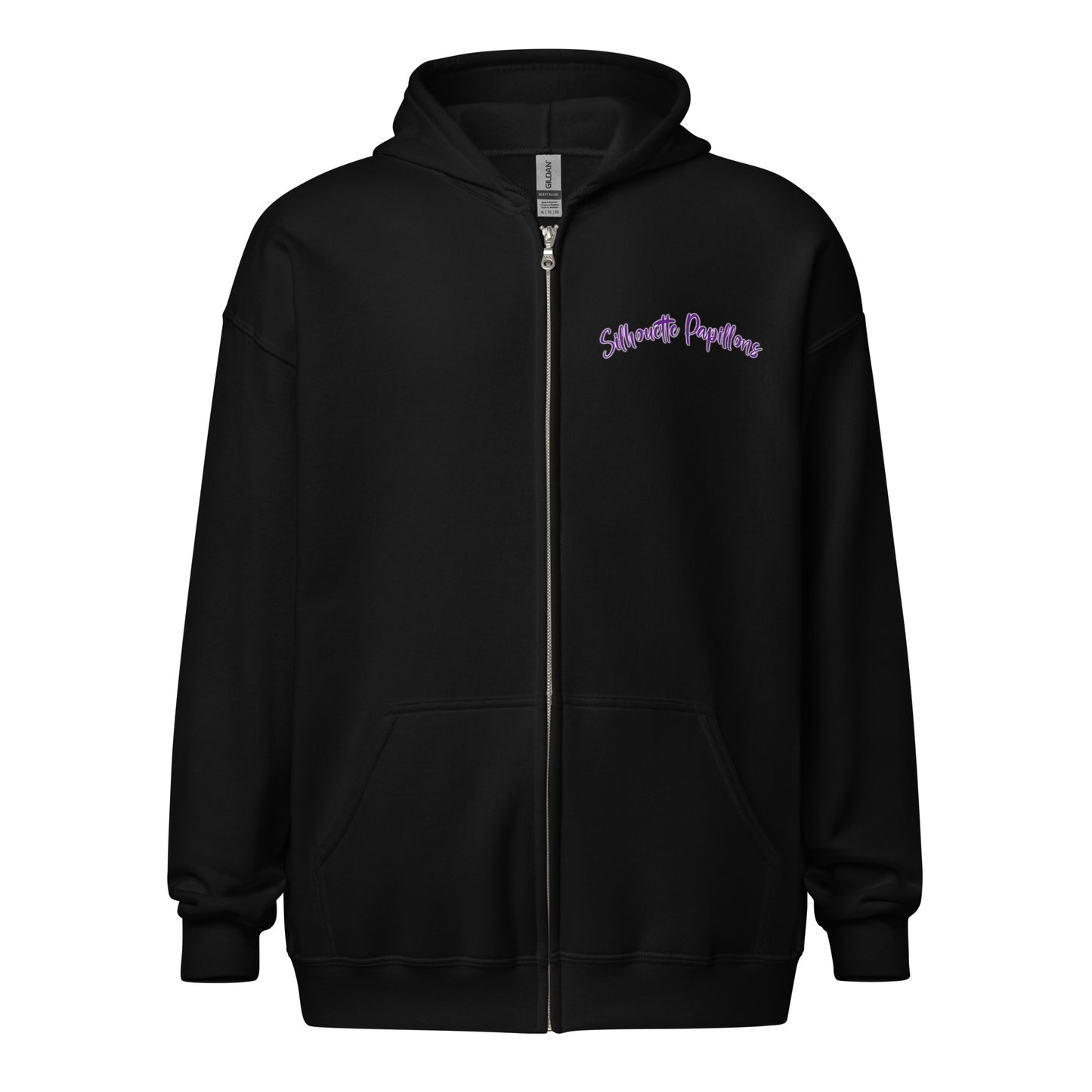 Silhouette Papillons Unisex heavy blend zip hoodie