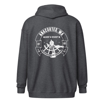 ANACORTES COORDINATES  Unisex Zip Hoodie