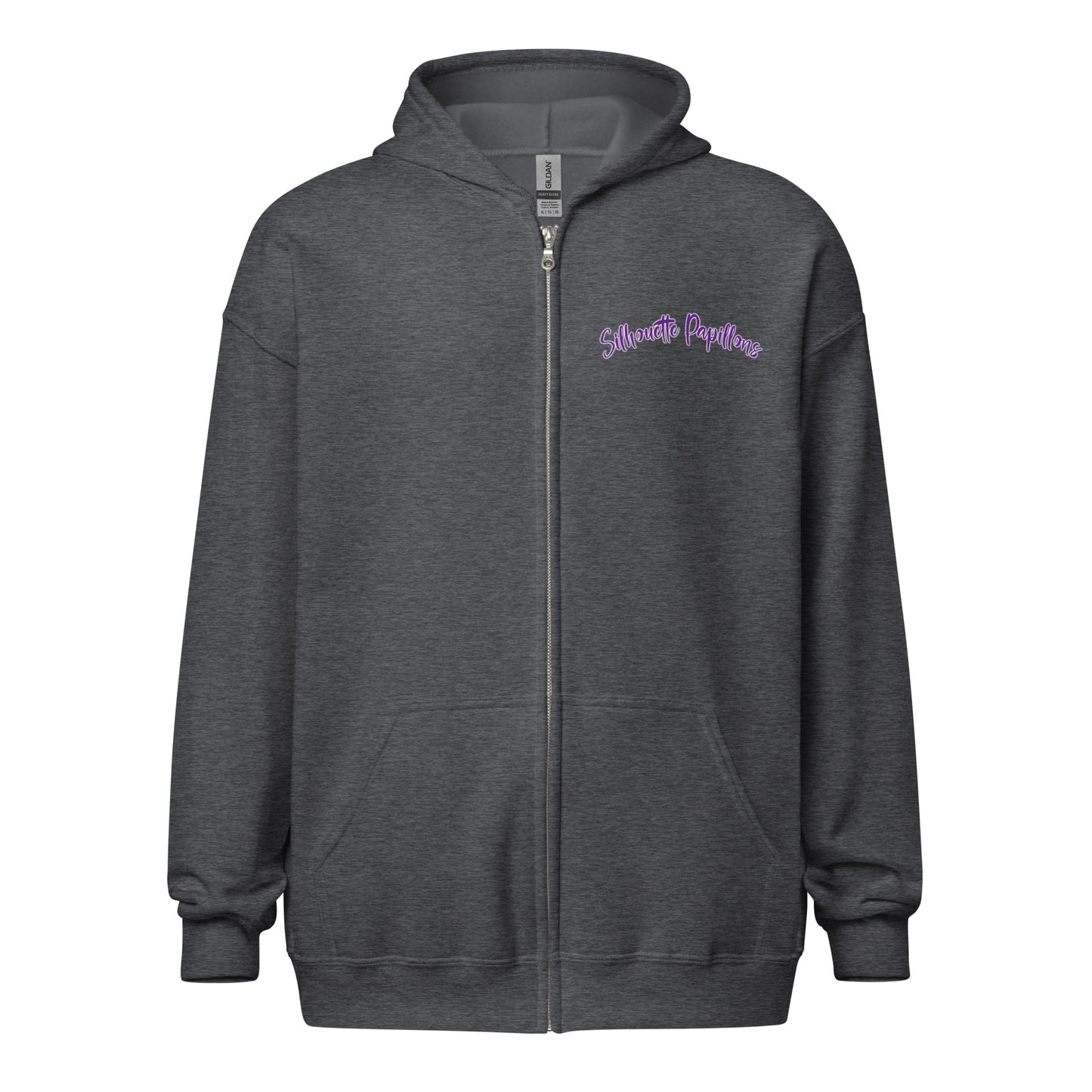 Silhouette Papillons Unisex heavy blend zip hoodie