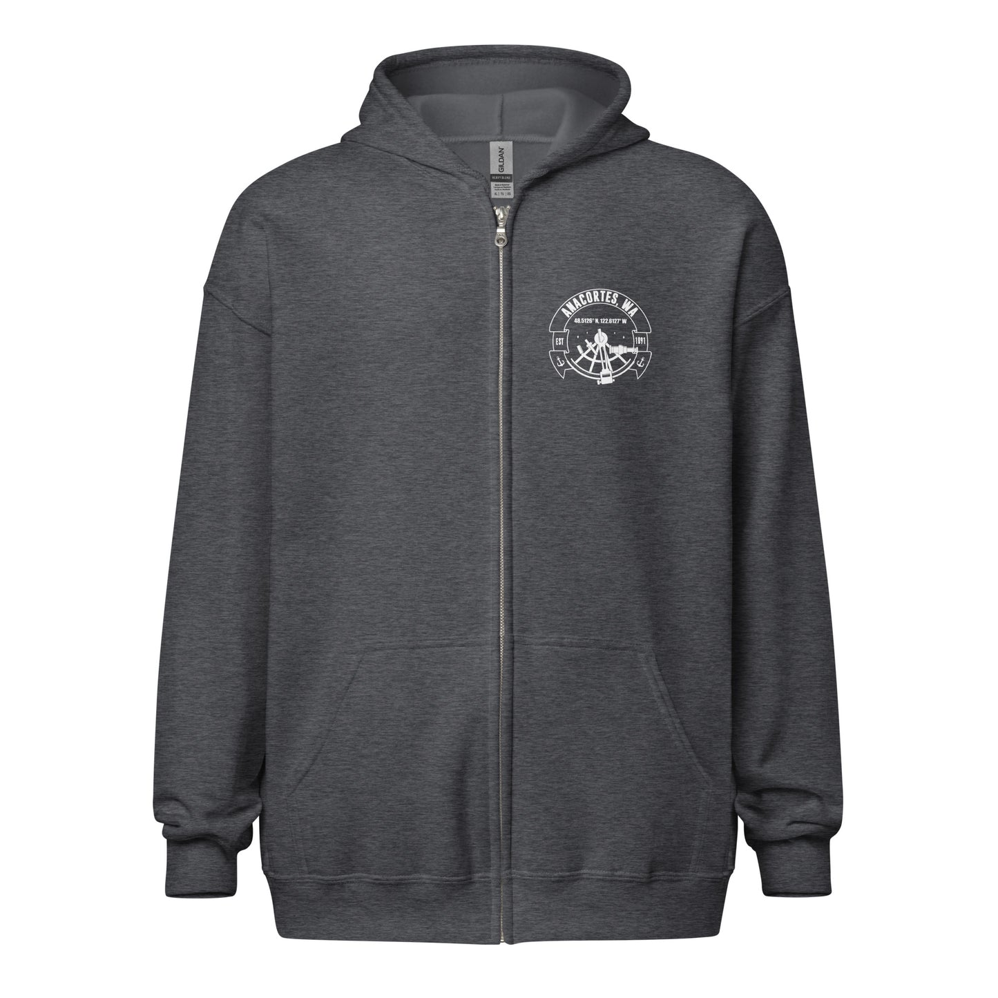 ANACORTES COORDINATES  Unisex Zip Hoodie