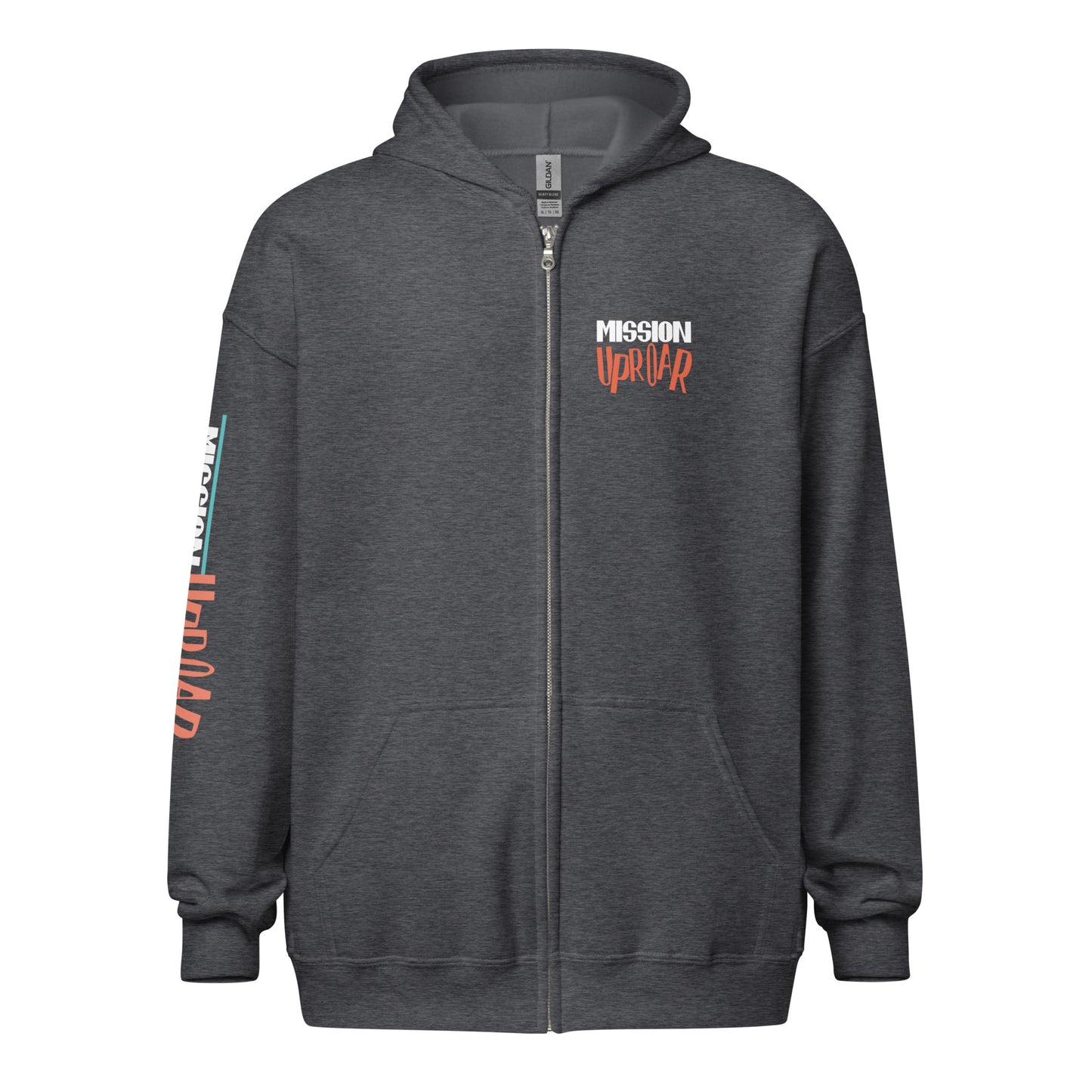 MISSION UPROAR 2 Heavy blend zip hoodie