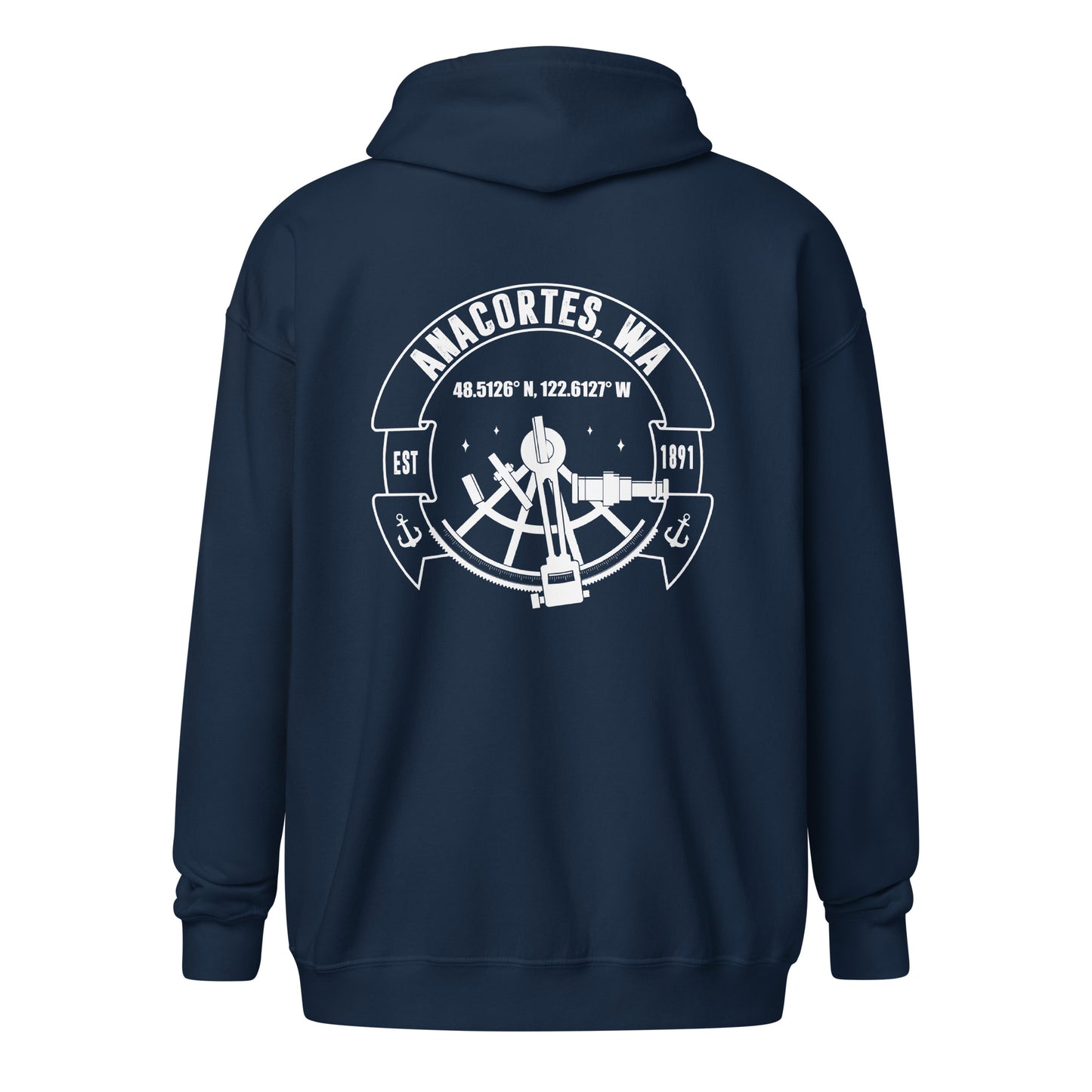 ANACORTES COORDINATES  Unisex Zip Hoodie