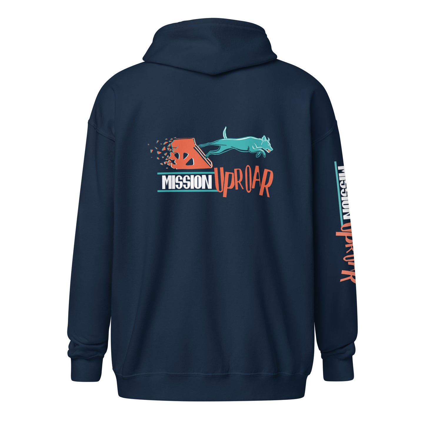 MISSION UPROAR 2 Heavy blend zip hoodie