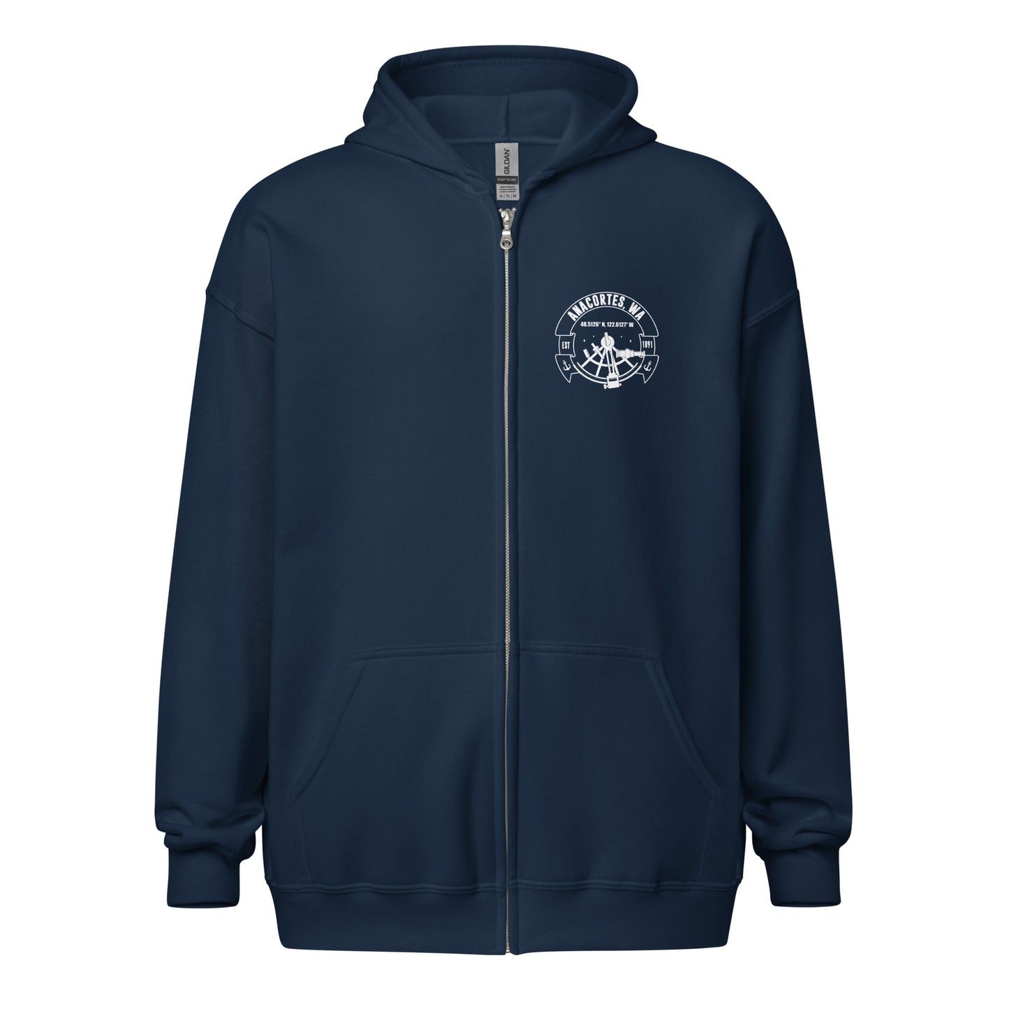 ANACORTES COORDINATES  Unisex Zip Hoodie