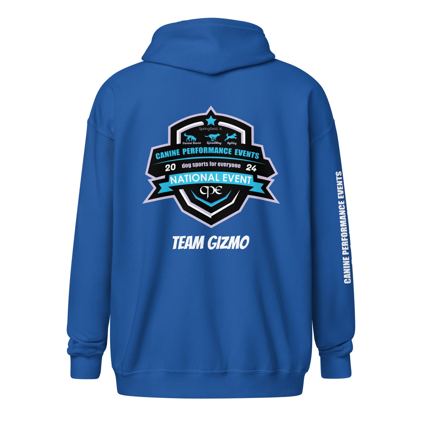 *** TEAM GIZMO  - CPE NATIONALS Unisex heavy blend zip hoodie