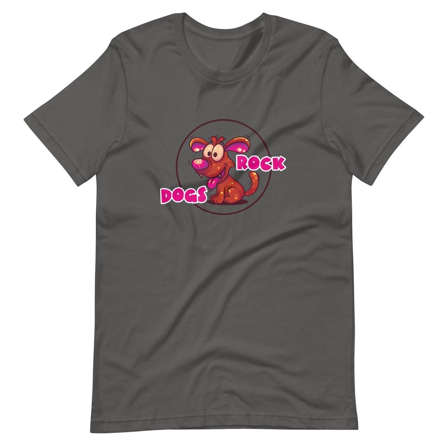 DOGS ROCK _ FUNNY DOG - Unisex t-shirt