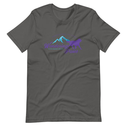 WANDERING PAWS - CUSTOM - Unisex t-shirt