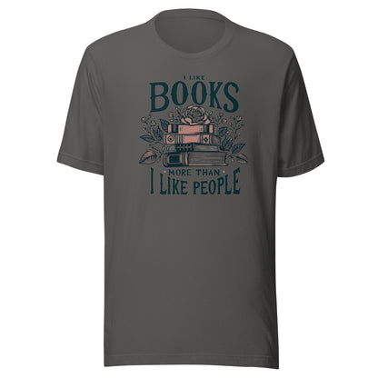 * I like Books....Unisex t-shirt