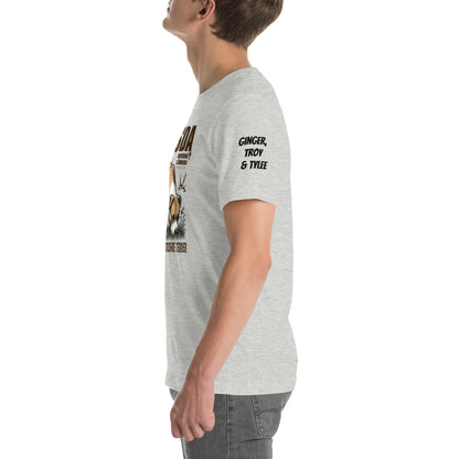 Ginger, Troy and Tylee Unisex t-shirt