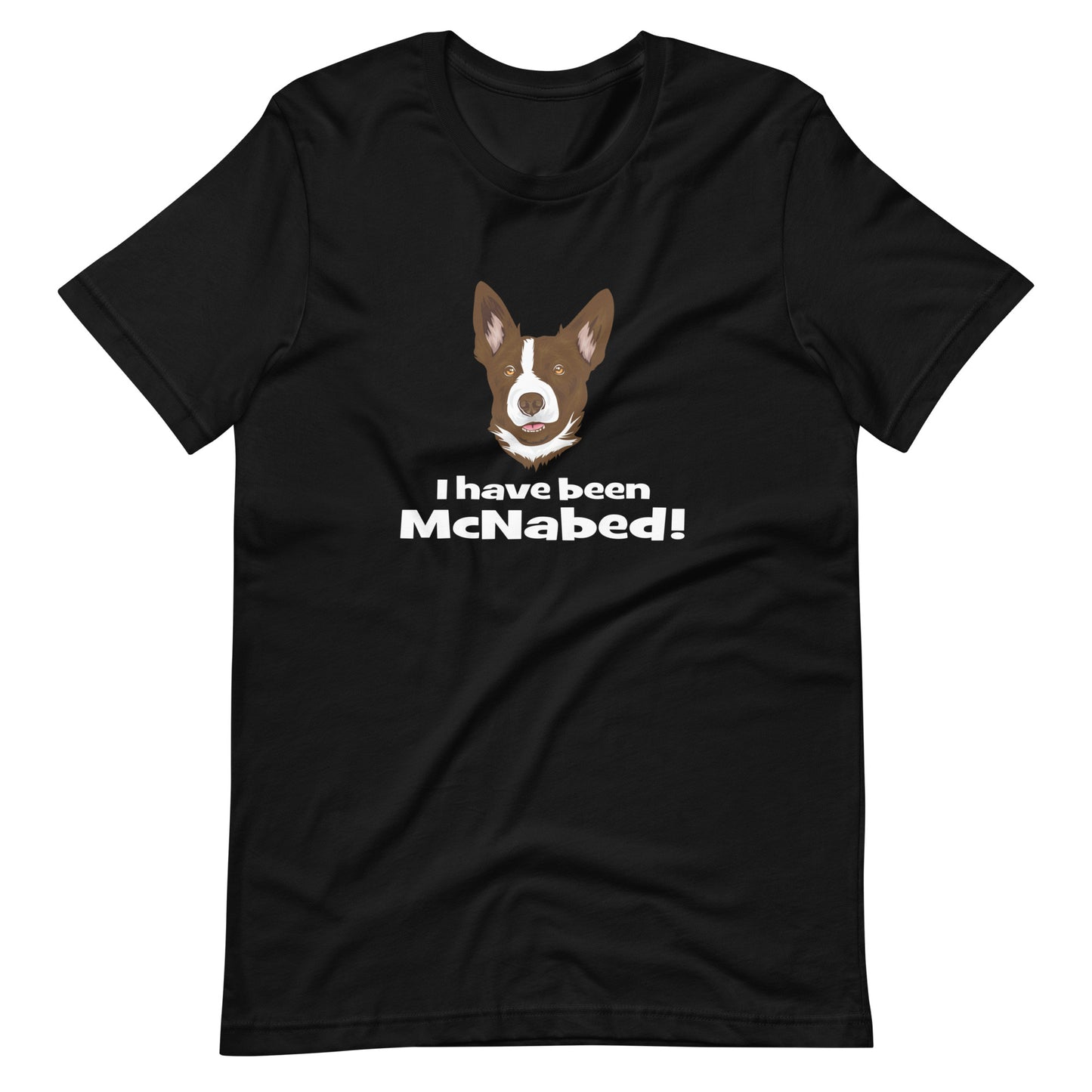 McNabbed brown Unisex t-shirt