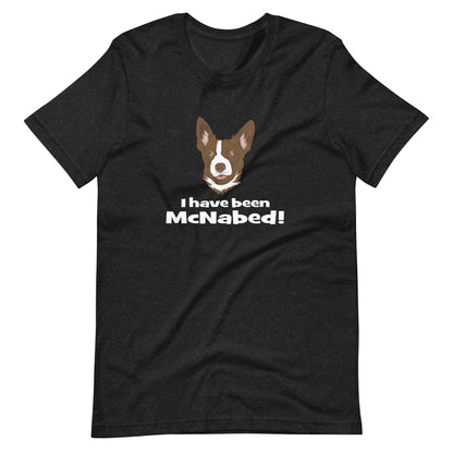 McNabbed brown Unisex t-shirt