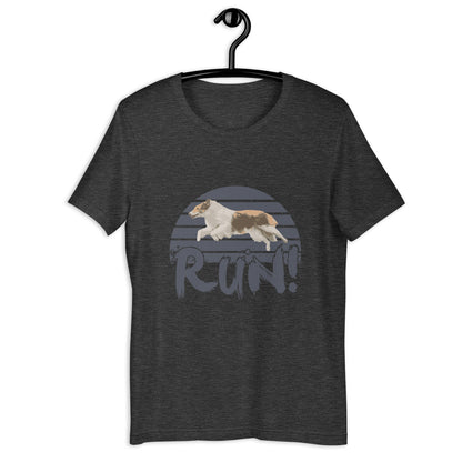 RUN! - COLLIE - Unisex t-shirt