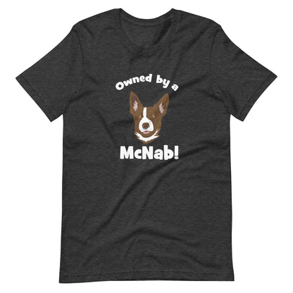 OWNED BY MCNAB Brown Unisex t-shirt