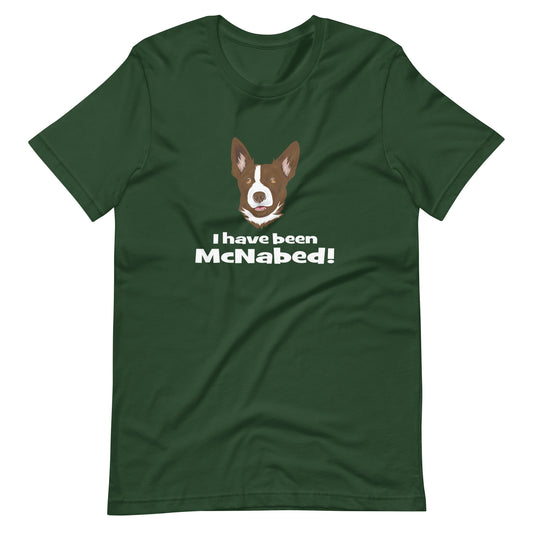 McNabbed brown Unisex t-shirt