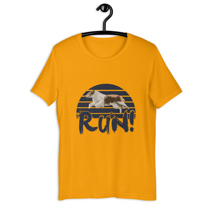 RUN! - COLLIE - Unisex t-shirt