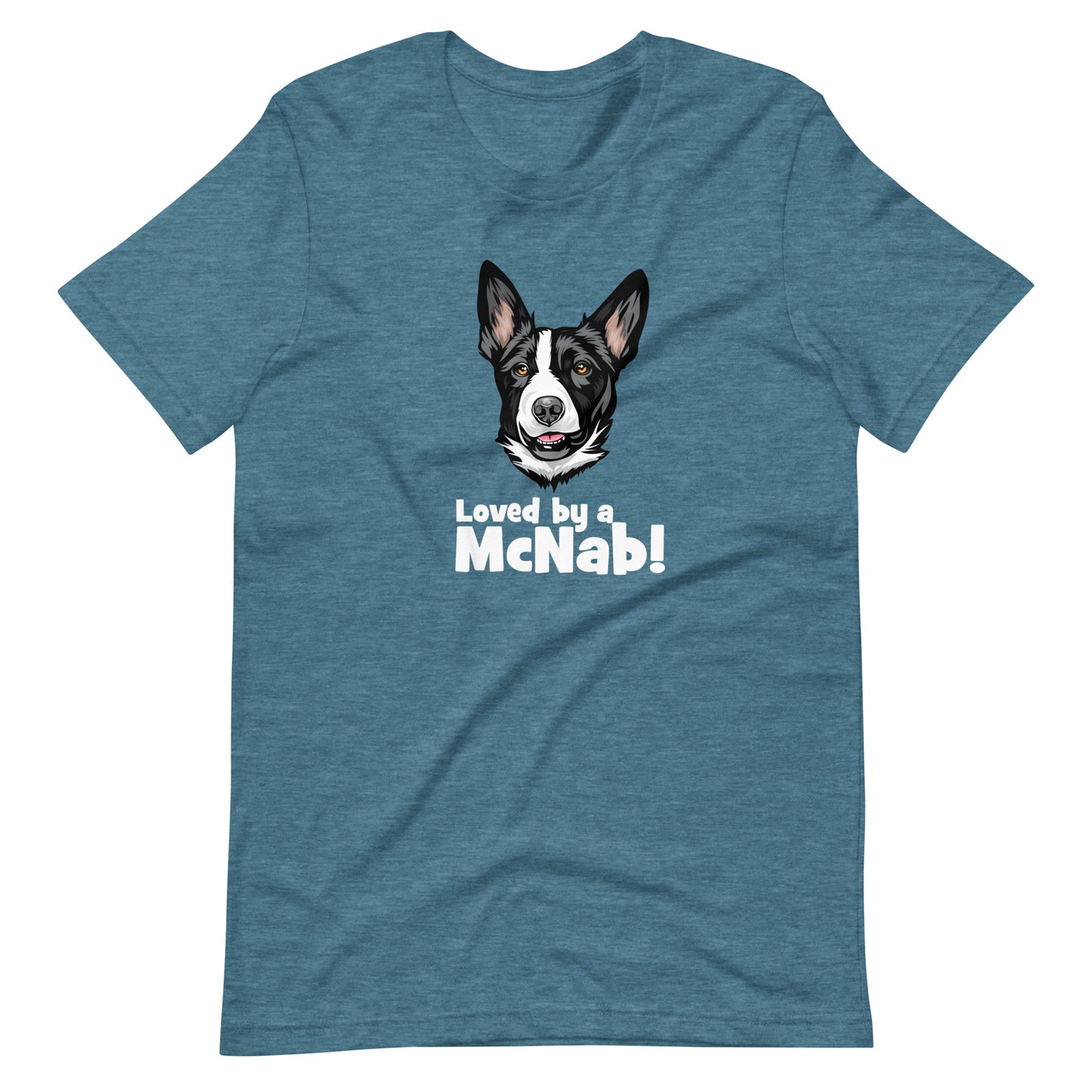 LOVED BY MCNAB, Black Unisex t-shirt