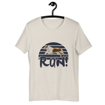 RUN! - COLLIE - Unisex t-shirt