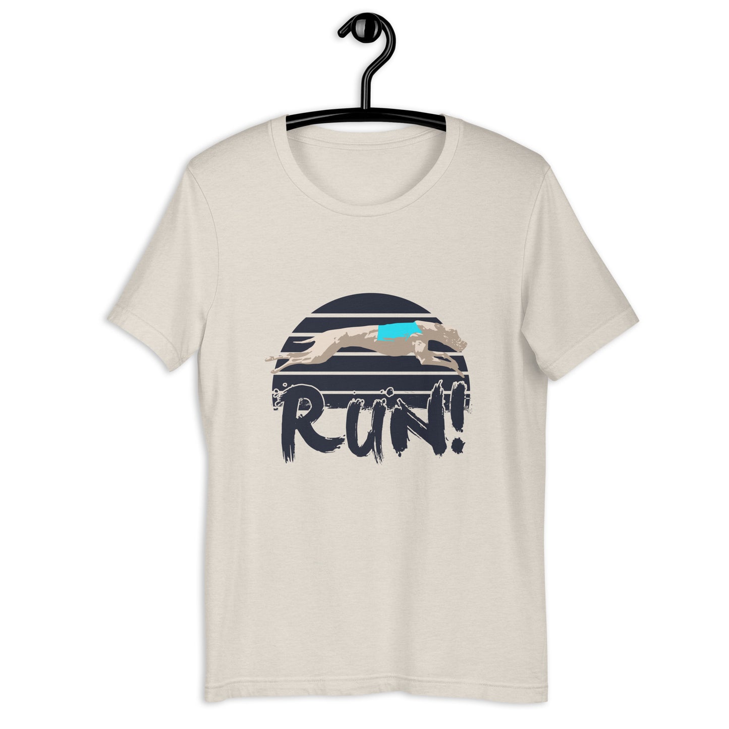 RUN! GREYHOUND RACE - Unisex t-shirt