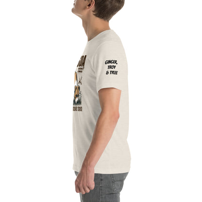 Ginger, Troy and Tylee Unisex t-shirt
