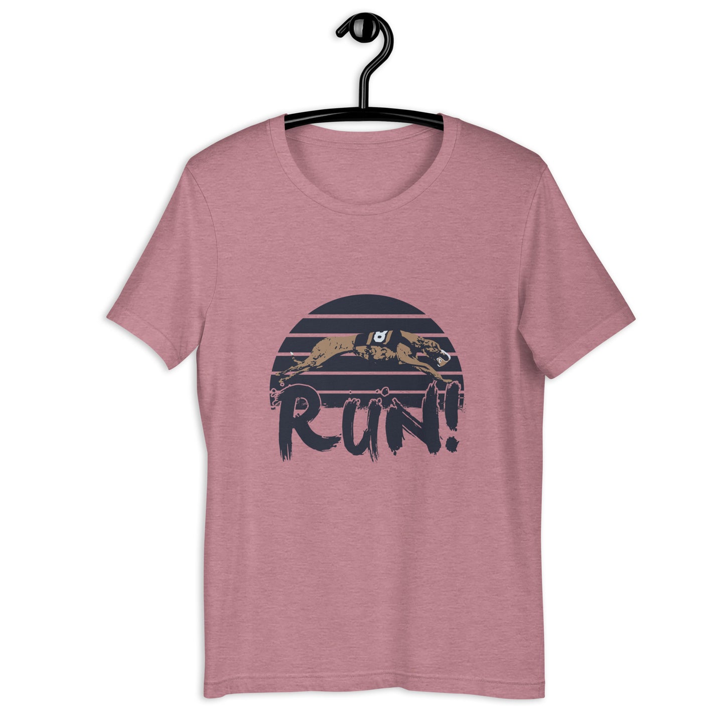 Greyhound RACE RUN! Unisex t-shirt