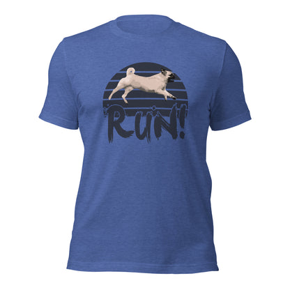 RUN - PUG - FAST CAT Unisex t-shirt