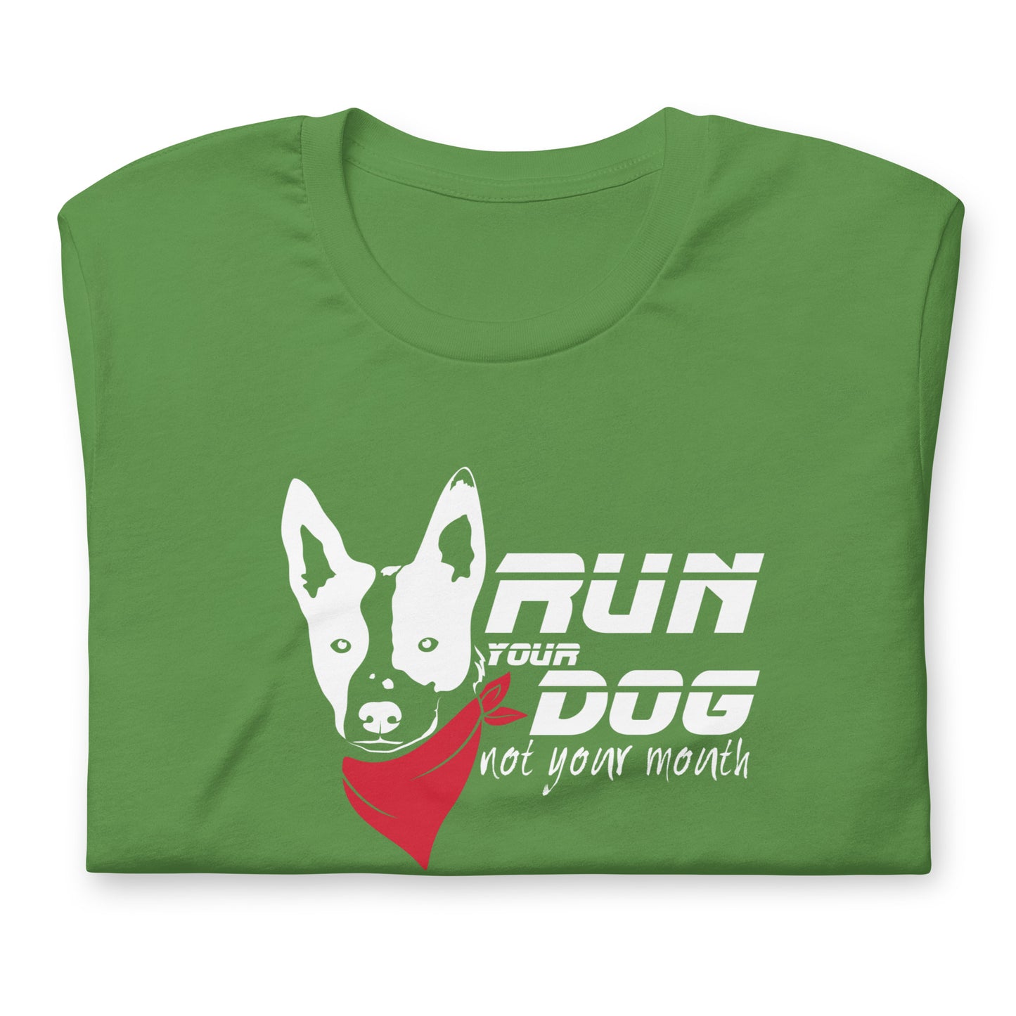 CUSTOM _ RUN YOUR DOG - Unisex t-shirt