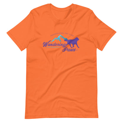 WANDERING PAWS - CUSTOM - Unisex t-shirt