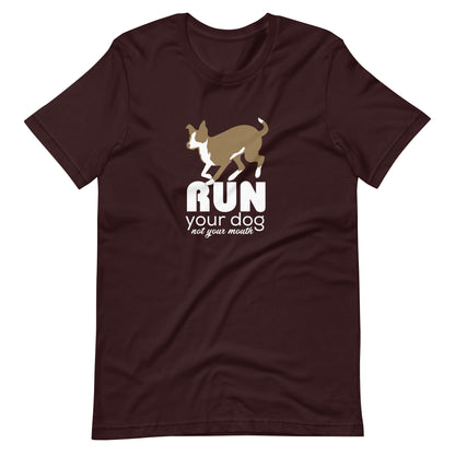 RUN YOUR DOG, MCNAB Unisex t-shirt