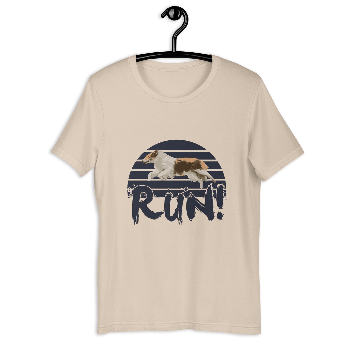 RUN! - COLLIE - Unisex t-shirt