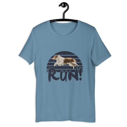 RUN! - COLLIE - Unisex t-shirt