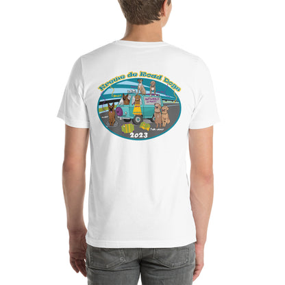 KREWE de ROAD DOGS! Unisex t-shirt