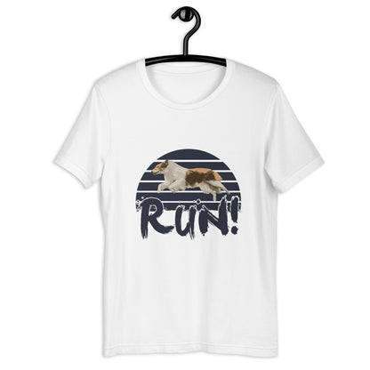 RUN! - COLLIE - Unisex t-shirt