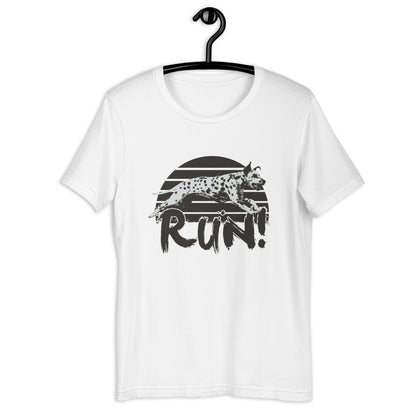 RUN! DALMATION 2 Unisex t-shirt