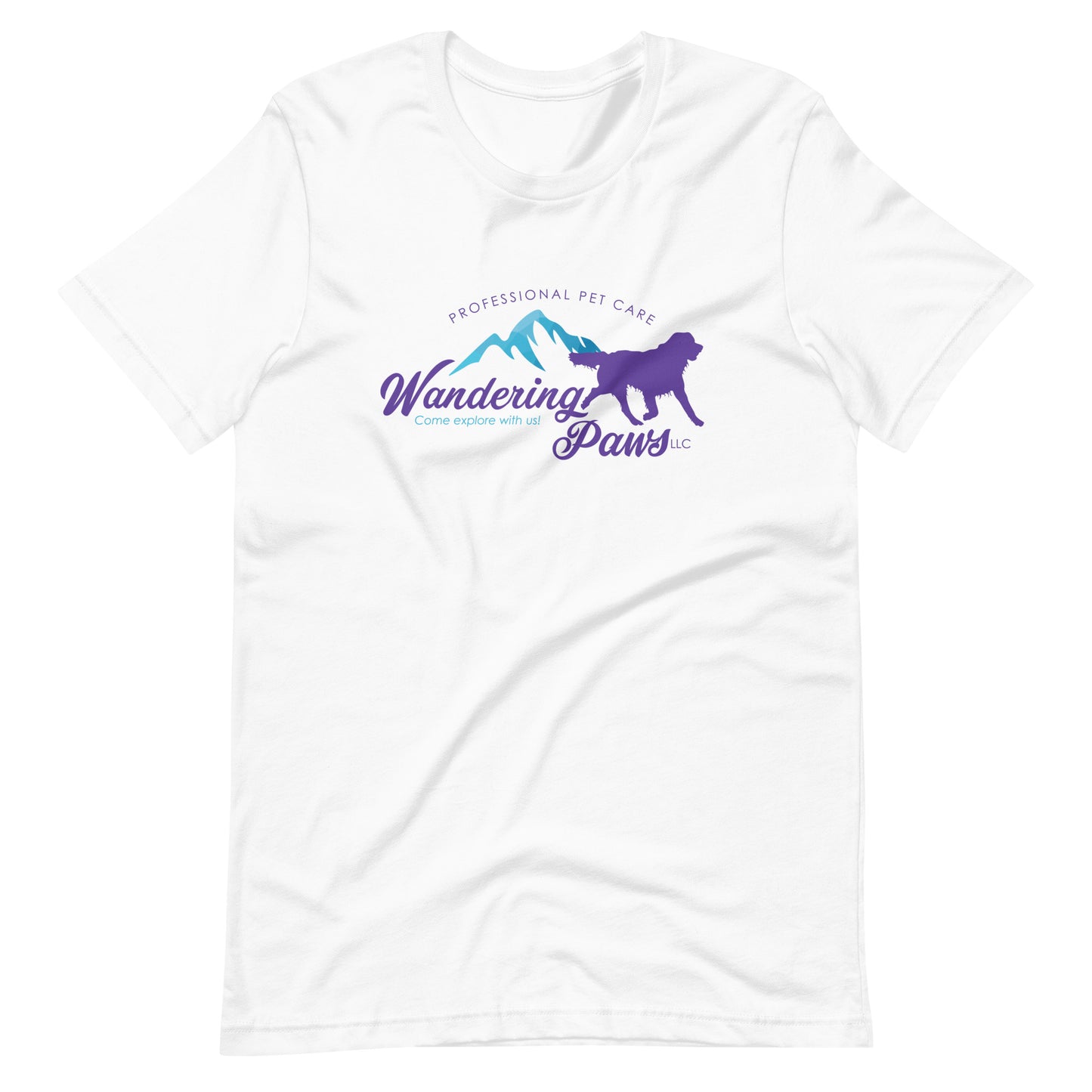 WANDERING PAWS - CUSTOM - Unisex t-shirt