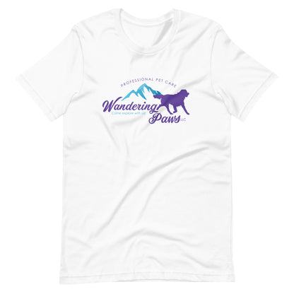 WANDERING PAWS - CUSTOM - Unisex t-shirt