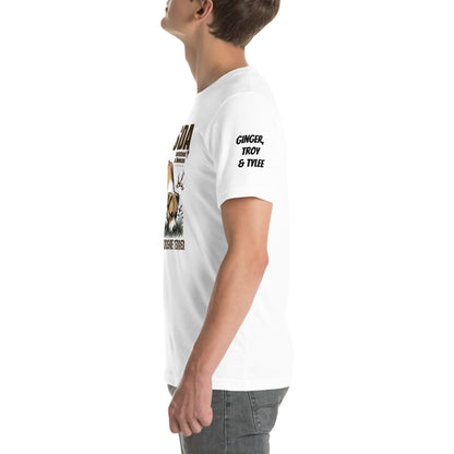 Ginger, Troy and Tylee Unisex t-shirt