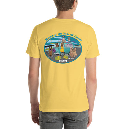 KREWE de ROAD DOGS! Unisex t-shirt