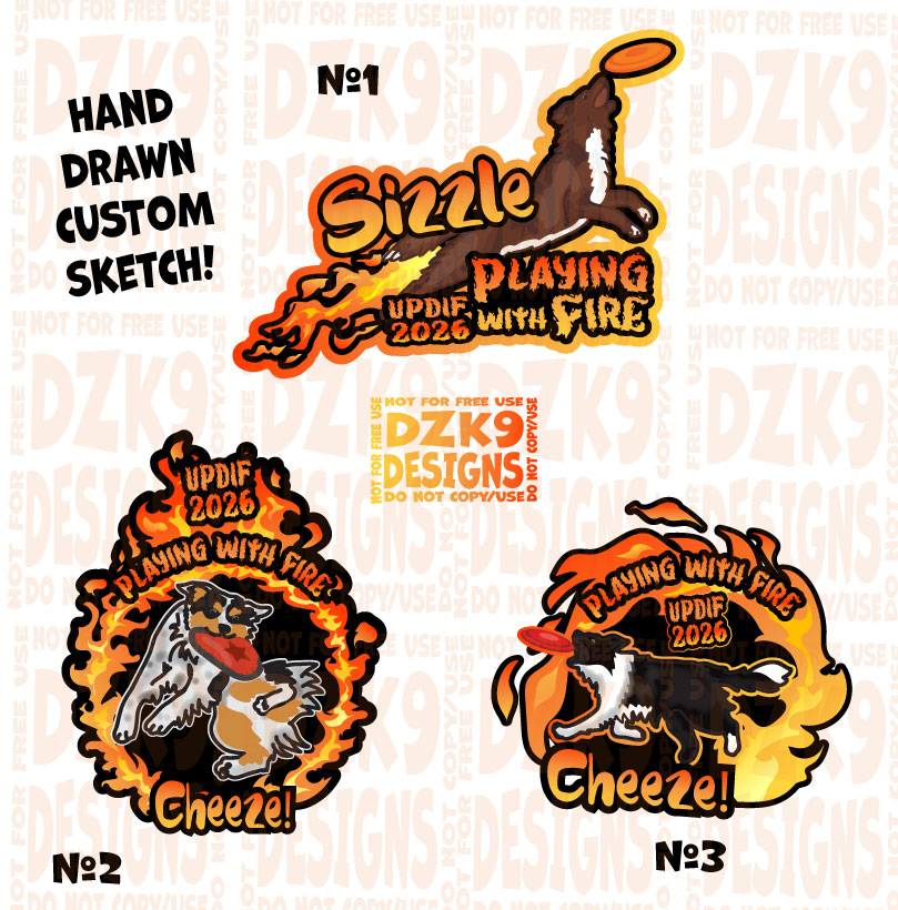 UP DIF SPECIAL! - STICKER ART - FIRE