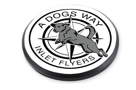 Circle Plaque with Black Edge